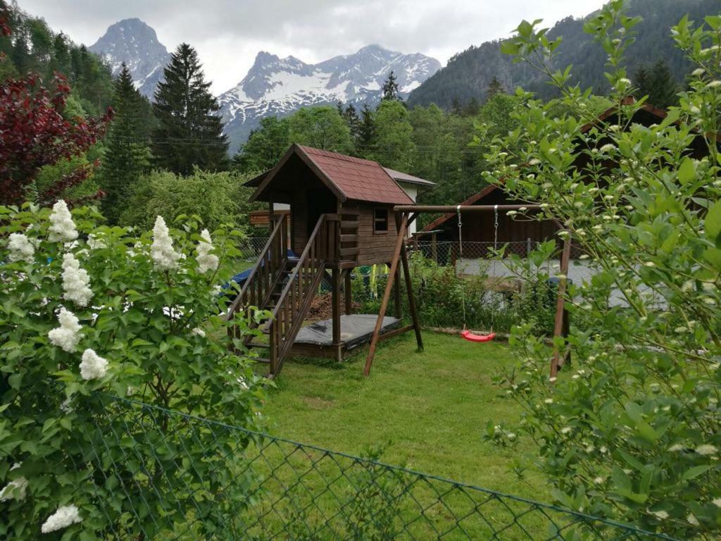 Villa Holzhaus in Hinterstoder Exterior foto